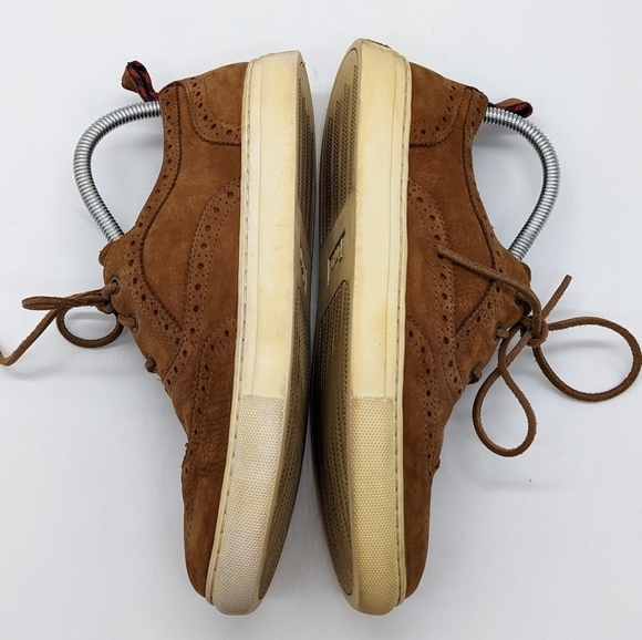 POLO Ralph Lauren tan Jarrod leather wingtip shoe 8 - Picture 6 of 8